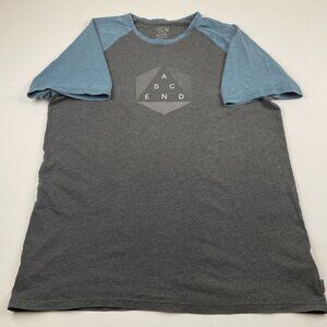 Mountain Hardwear Graphic T-Shirt Men’s XL Ascend Raglan Short Sleeve